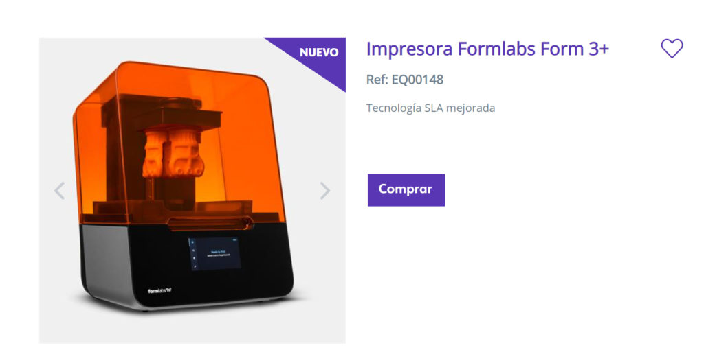 Impresora Formlabs Form 3+